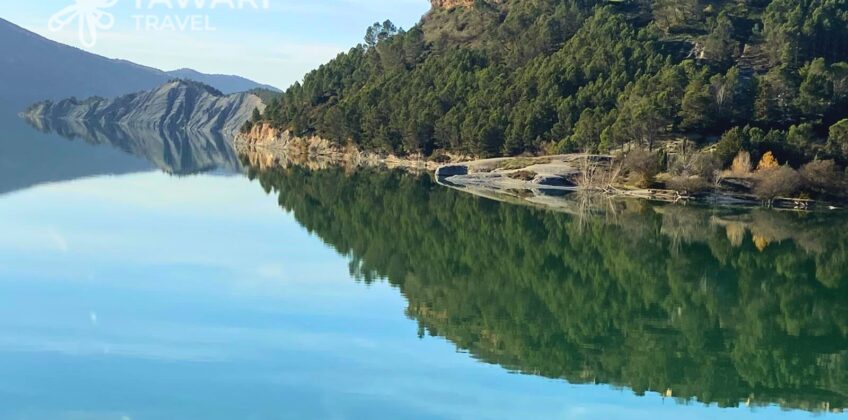 Lac naturel Espagne baignade détente nature Tawari